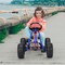 Costway Kids Pedal Go Kart 4 Wheel Ride On Toys w/ Adjustable Seat & Handbrake